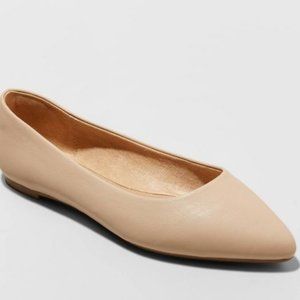 Target A New Day Corinna Nude Ballet Flats BNWT